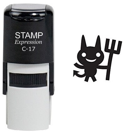 Minion Devil Self Self Inking Rubber Stamp