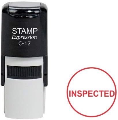 Inspected Round Office Self Inking Rubber Stamp (SH-6982)