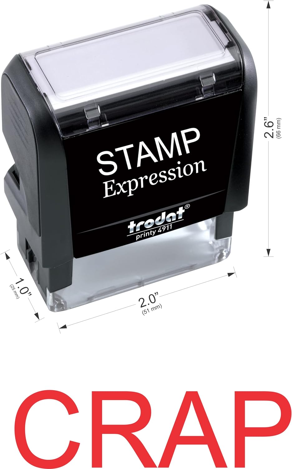 Crap Self Inking Rubber Stamp (SH-80003)