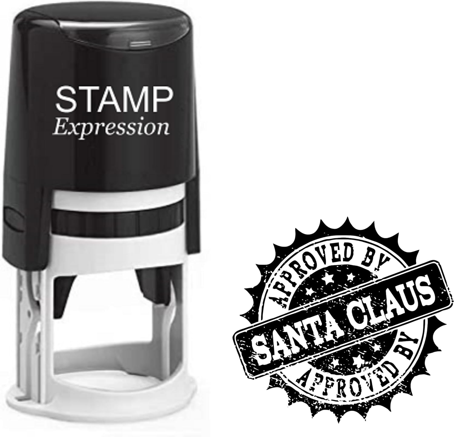 Approved by Santa Claus Rustic Christmas Stamp (SH-76250)