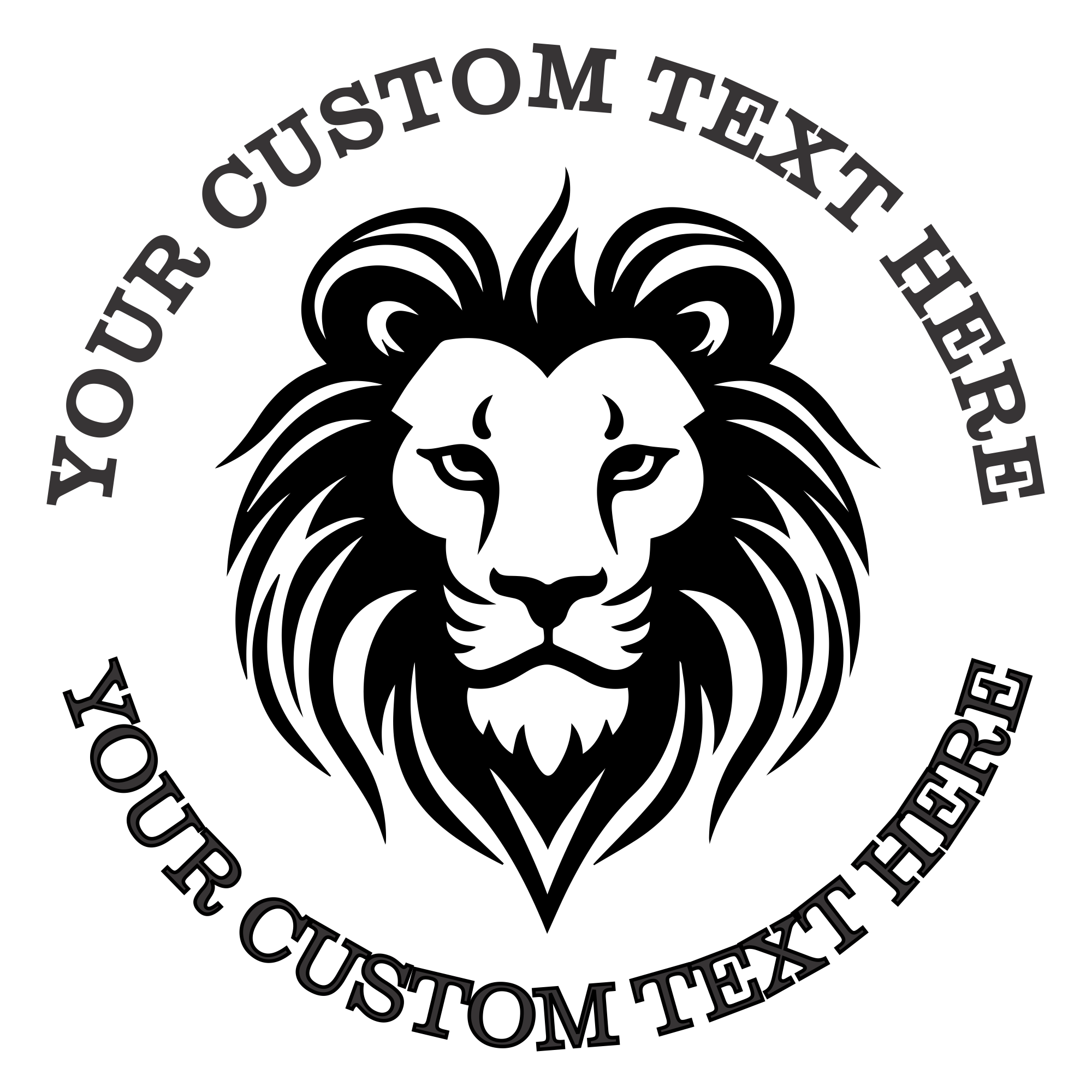 Leo Lion Zodiac Sign Custom Self Inking Rubber Stamp. Perfect When Used As a Return Address Stamp (SH-76347)
