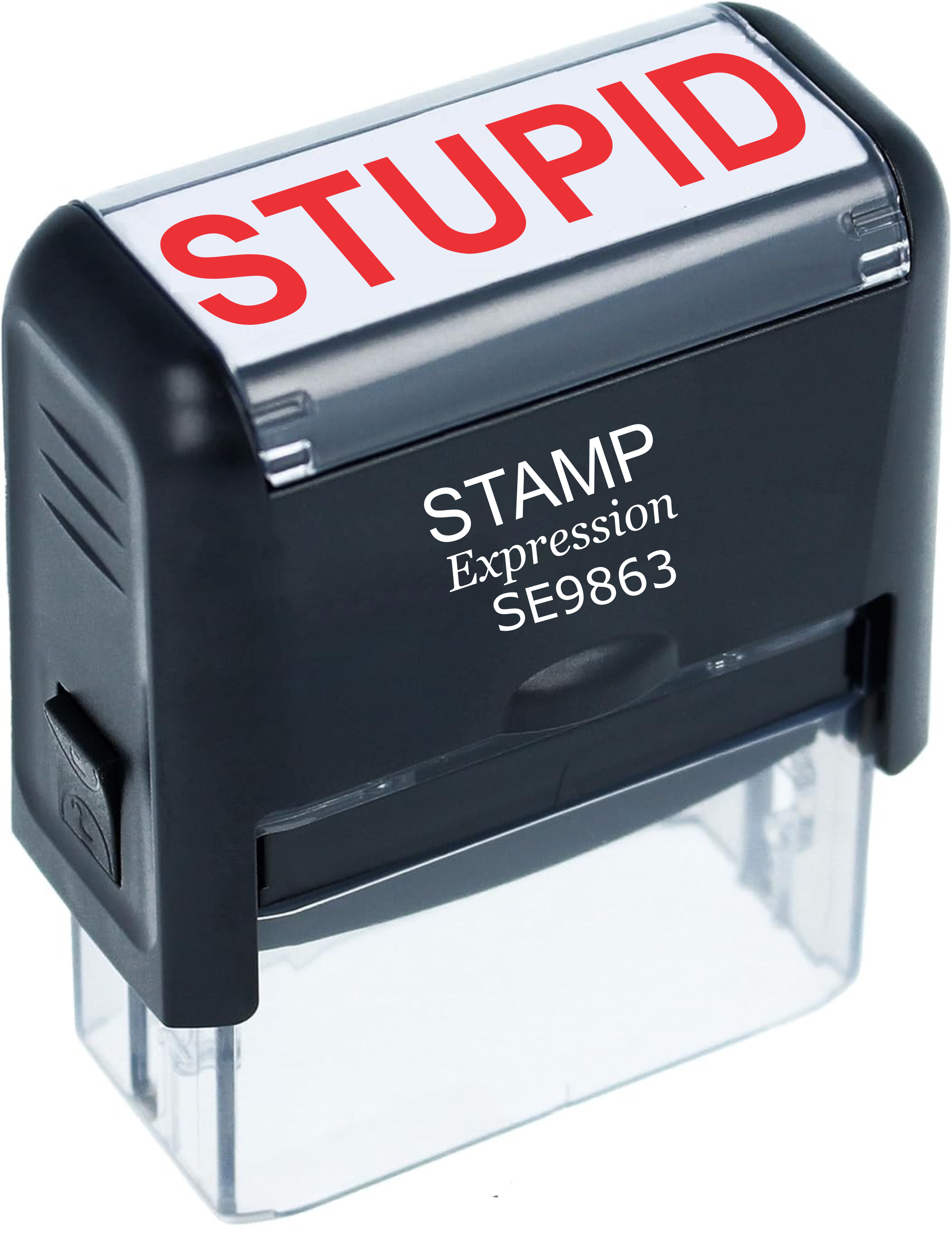 Stupid Large Font Self Inking Rubber Stamp (SH-80015)