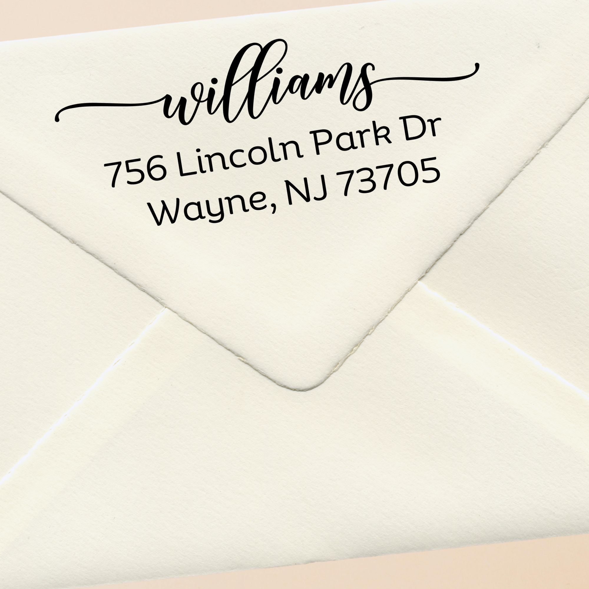 Custom Rectangular Self Inking Return Address Stamp Personalized With Lines Of Text (SE-70998)