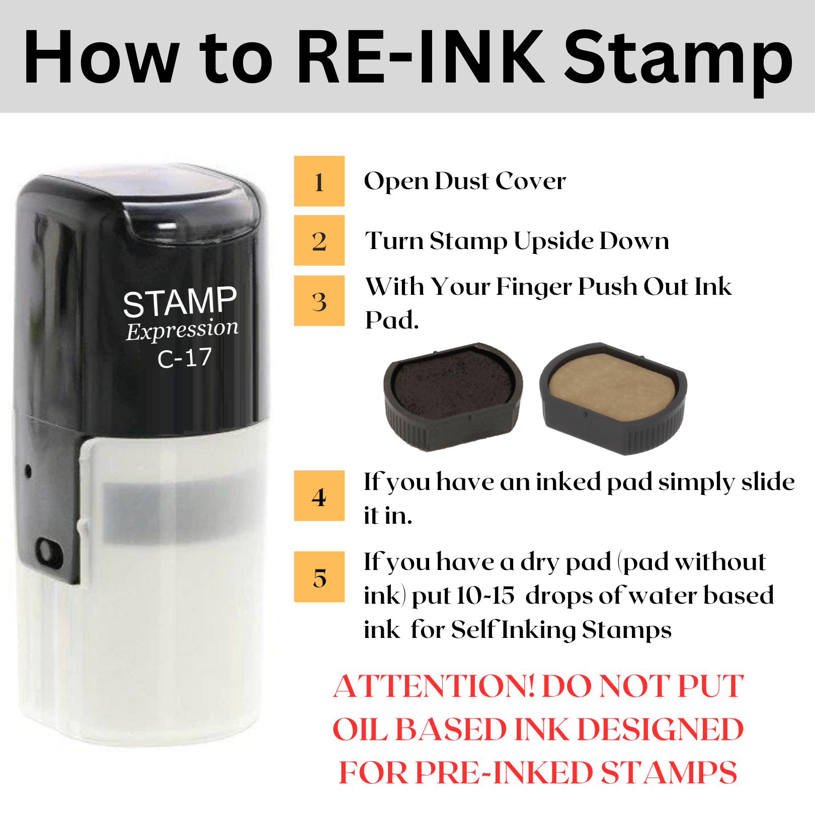 Bird Self Inking Rubber Stamp (SH-61654)