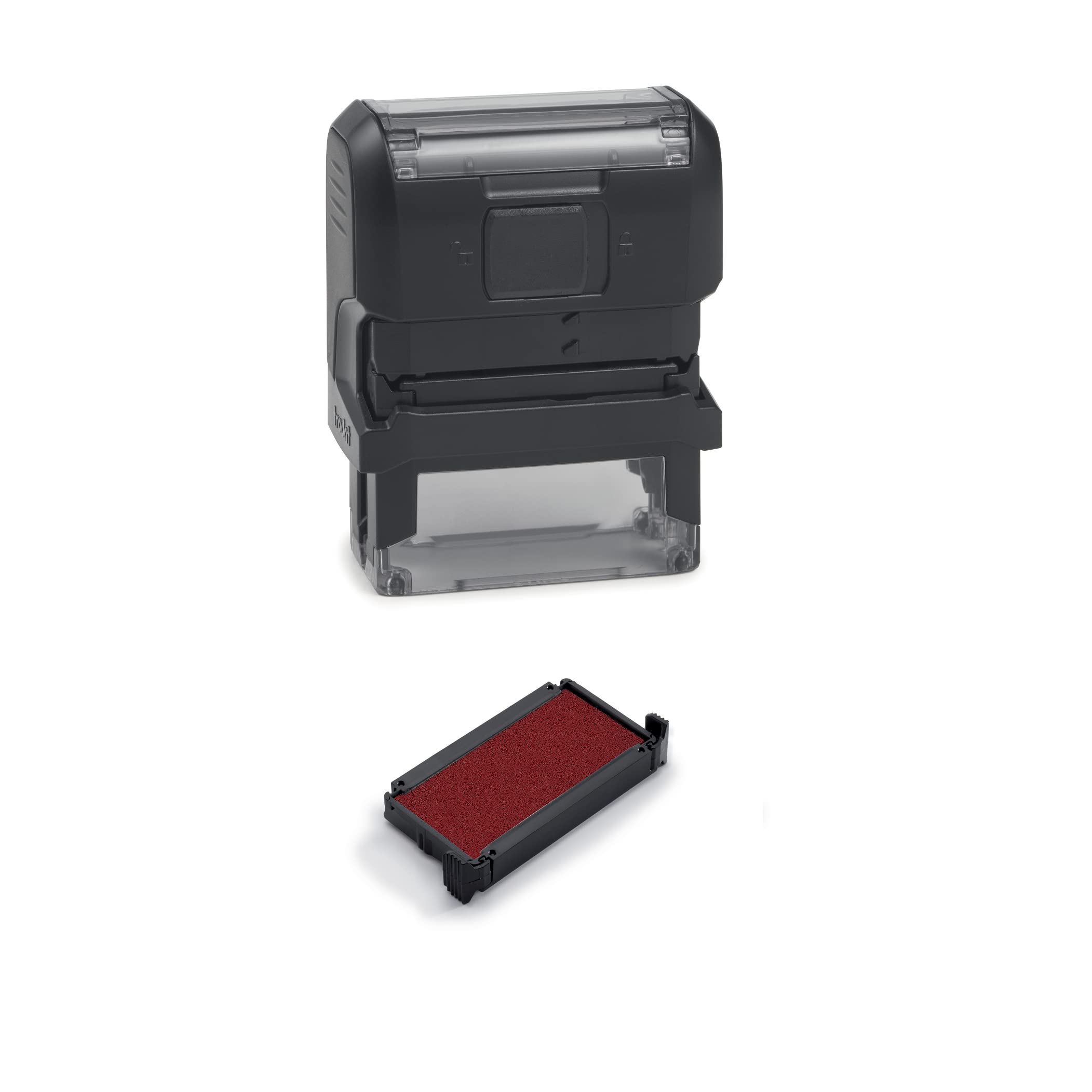 StampExpression - Friendly Reminder Account is Overdue We Would Appreciate Your Payment Today Office Self Inking Rubber Stamp - Red Ink (A-5973)